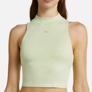 ALO Yoga That Shelf Bra Alosoft Tank Size XS/ Small Color Iced Green Tea